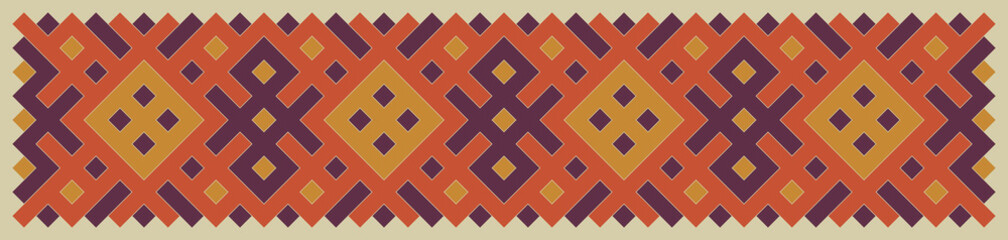 Multicolor truchet tiling connections illustration