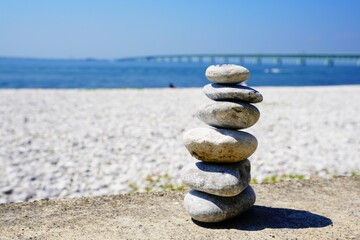 Fototapeta na wymiar Seaside pebbles