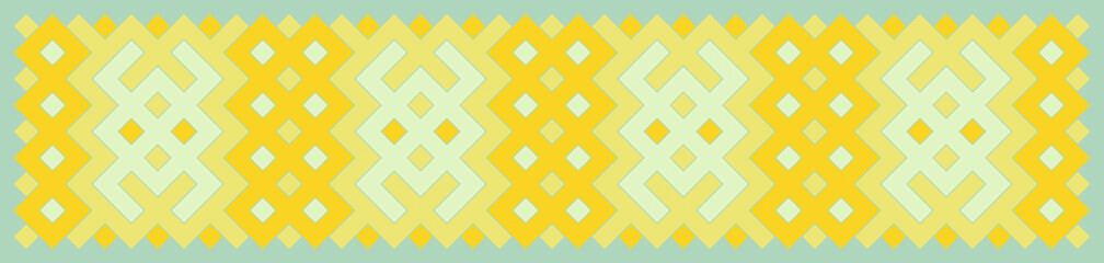 Multicolor truchet tiling connections illustration