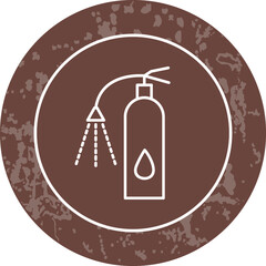 Unique Line Round Icon