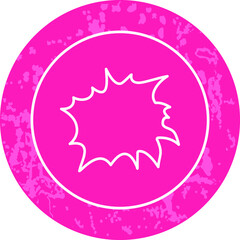 Unique Line Round Icon