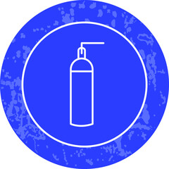 Unique Line Round Icon