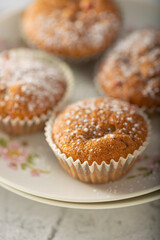 Chocolate strawberry muffins