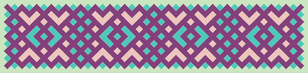 Multicolor truchet tiling connections illustration