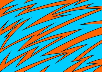 Abstract background with various sharp and arrow pattern