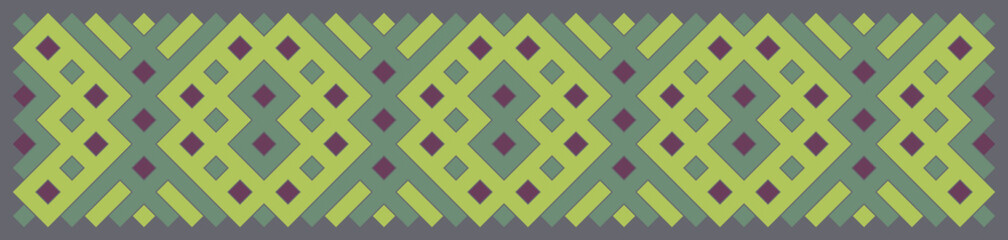 Multicolor truchet tiling connections illustration