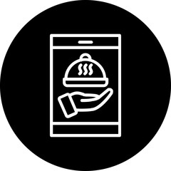 Fototapeta premium Order Food Icon