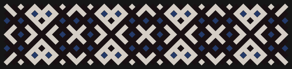 Obraz premium Multicolor truchet tiling connections illustration