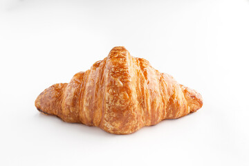 Croissants on a white background
