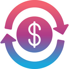 Obraz premium Money Exchange Icon
