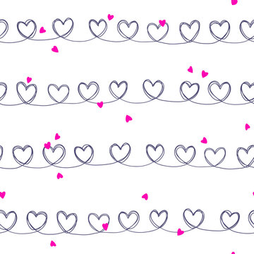 I made an interesting and fun pattern using the shape of a heart,