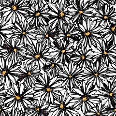 Seamless and impressive cute floral pattern,