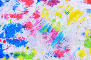 Tie dye pattern on paper abstract texture background