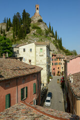 View at the historical village of Brisighella in Italy