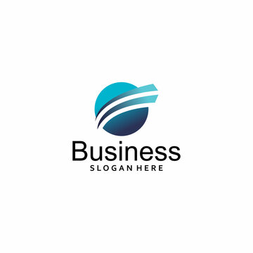Business consulting logo template vector
