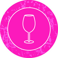 Unique Line Round Icon