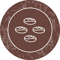 Unique Line Round Icon