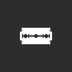 Blade razor - black icon