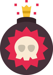 bomb flat icon