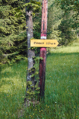 Wegweiser zum G&ouml;&szlig;eck