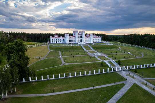 19th century palace from a height, state