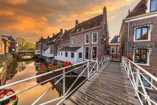 Medieval architecture in Appingedam Netherlands