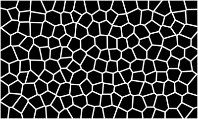random geometric shape pattern with black colour and white background