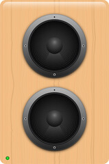 Audio speaker clipart illustration