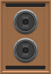 Audio speaker clipart illustration