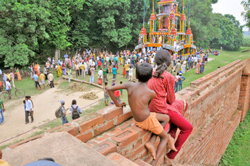 ratha yatra festival at guptipara west bengal