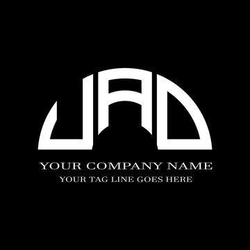 UAD letter logo creative design with vector graphic