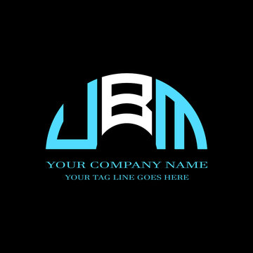 UBM letter logo creative design with vector graphic