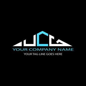 UCG letter logo creative design with vector graphic