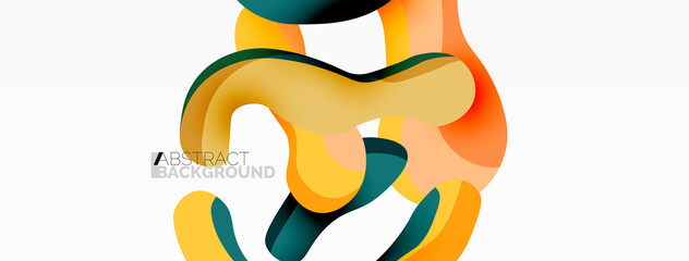 Creative geometric wallpaper. Splash liquid wave fluid shapes background. Techno business template for wallpaper, banner, background or landing