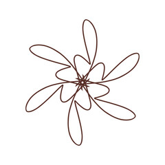 Flowers line art