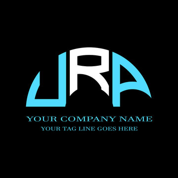 URP letter logo creative design with vector graphic