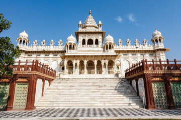 Fototapeta premium Exterior of the Jaswant Thada cenotaph in Jodhpur, Rajasthan, India