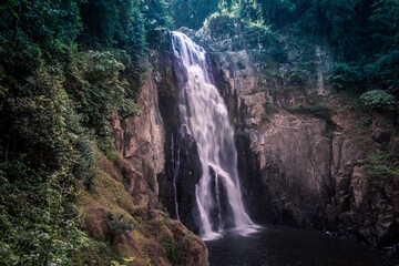 Fototapeta na wymiar Stunning scenery of Haew Narok Waterfall,Khao Yai National Park,Nakhon Ratchasima,northeastern Thailand.