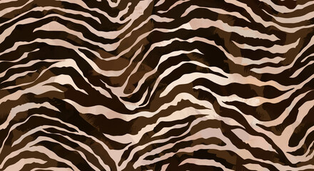 seamless animals pattern. Abstract illustration © akın demirci