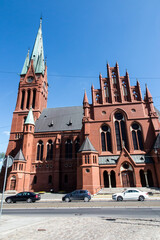 Fototapeta premium Church and Garrison Parish of St. Catherine in Toruń