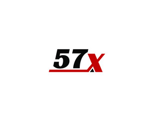 57X, X57 Initial letter logo