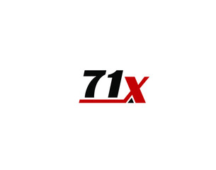 71X, X71 Initial letter logo