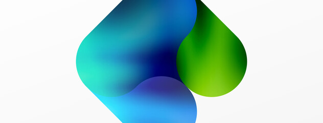 Round shapes and circle geometric abstract background. Vector Illustration For Wallpaper, Banner, Background, Card, Book Illustration, landing page