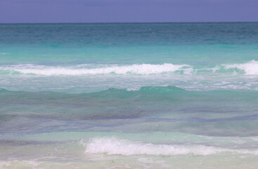 The Caribbean sea in Cayo Santa Maria, Cuba