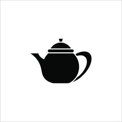 Teapot Icon Vector Simple design on white background