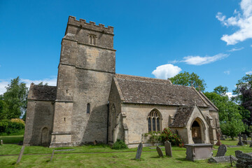 Fototapeta na wymiar St Mary Magdalene Chruch at Tormarton South Gloucestershire in the Cotswold Area of Outstanding Natural Beauty
