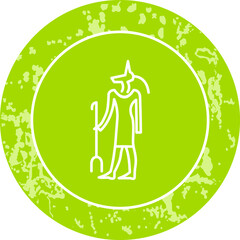 Unique Line Round Circle Icon