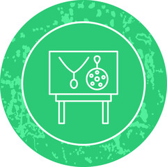 Unique Line Round Circle Icon