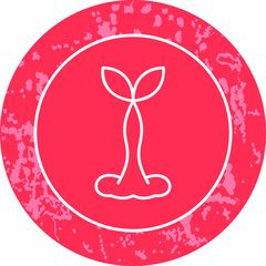 Unique Line Round Circle Icon