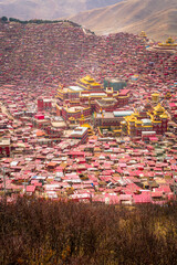 Larung gar(Buddhist Academy) in Sichuan, China